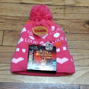❤️3/$15❤️ Heat Trendz Baby Girls Pink Thermal Hat
